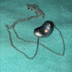 Tiffany & Co. Silver Bean Necklace